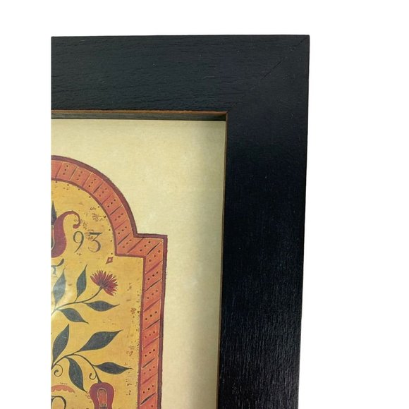 Pennsylvania Traditions Black Wooden Framed Crest "Chester County" 7" x 7 3/4"h - Picture 2 of 5